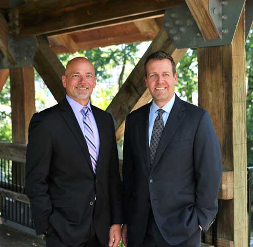 Attorneys Mark Mathys and Mark T. Schneid